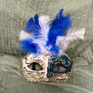 Masquerade Comedy & Tragedy Musical Mask EUC